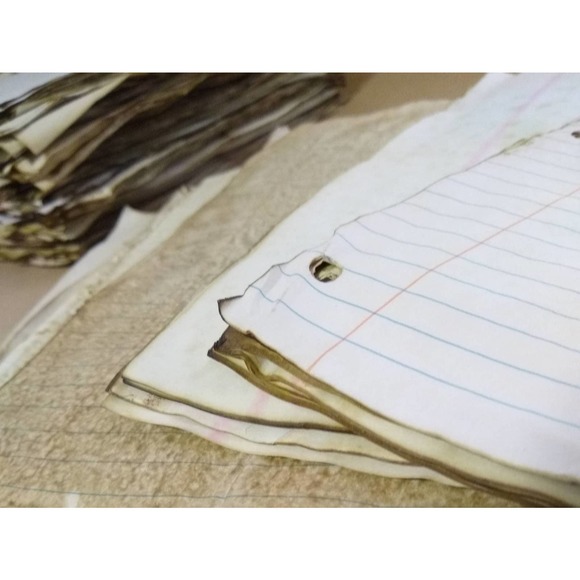 25 Coffee Dyed Notebook Papers, Hand Dyed Papers, Junk Journal Supply - Picture 10 of 10